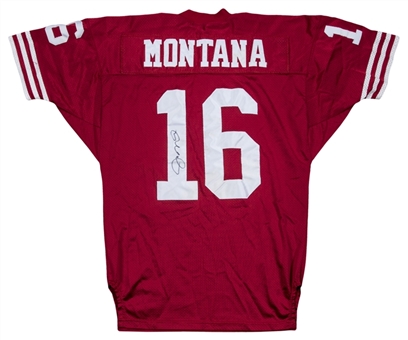 1991-92 Joe Montana Game Issued & Signed San Francisco 49ers Jersey (JSA)